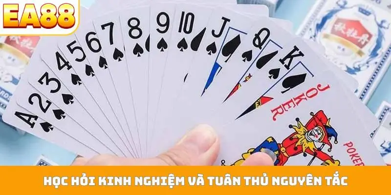 Học hỏi kinh nghiệm và tuân thủ nguyên tắc
